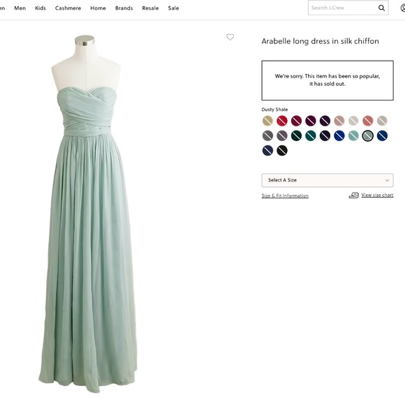 MUST GO J.Crew Arabelle Long Silk Chiffon Dress Size 6 - Picture 2 of 16